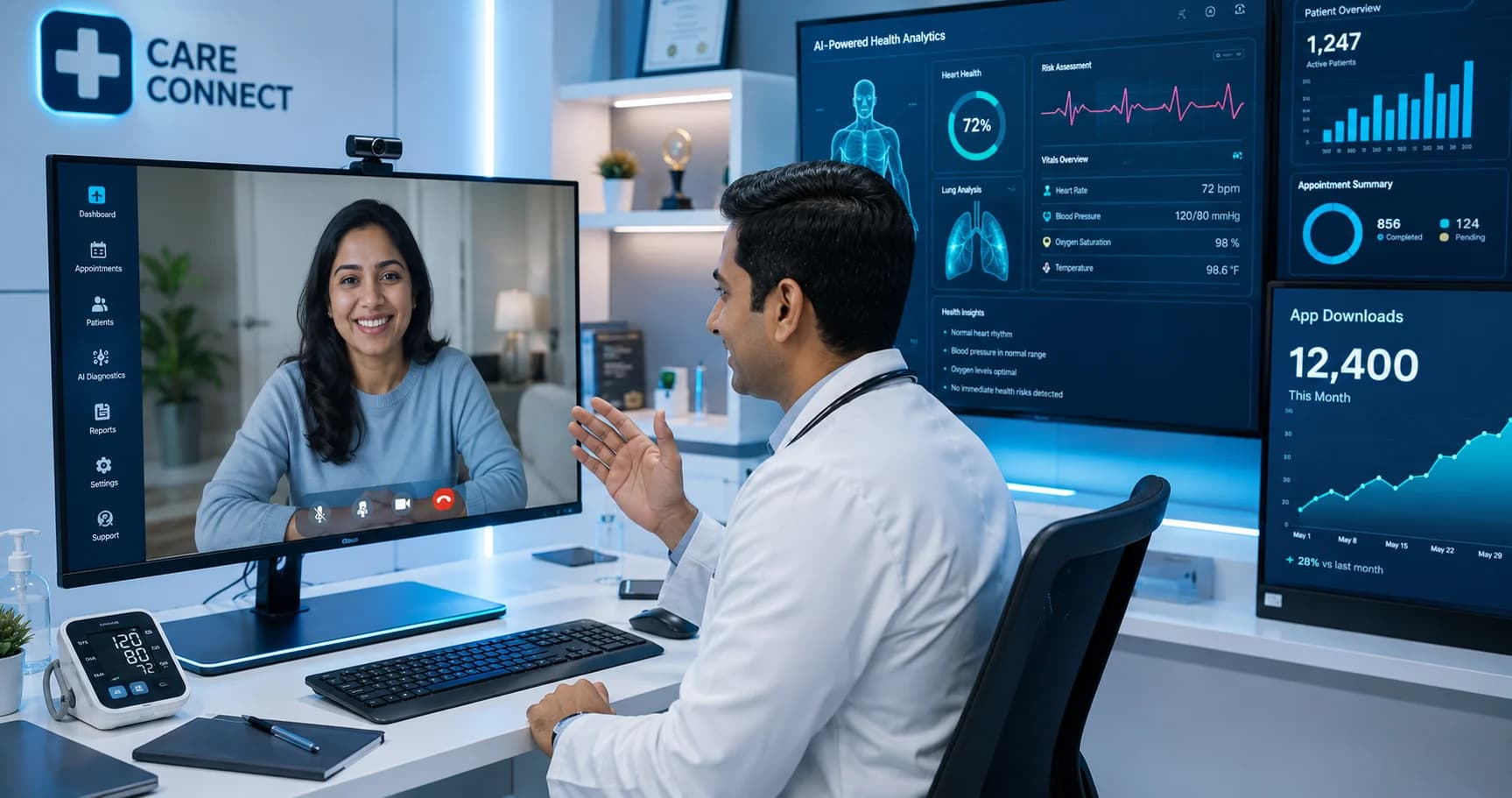 Digital marketing for healthcare technology in India