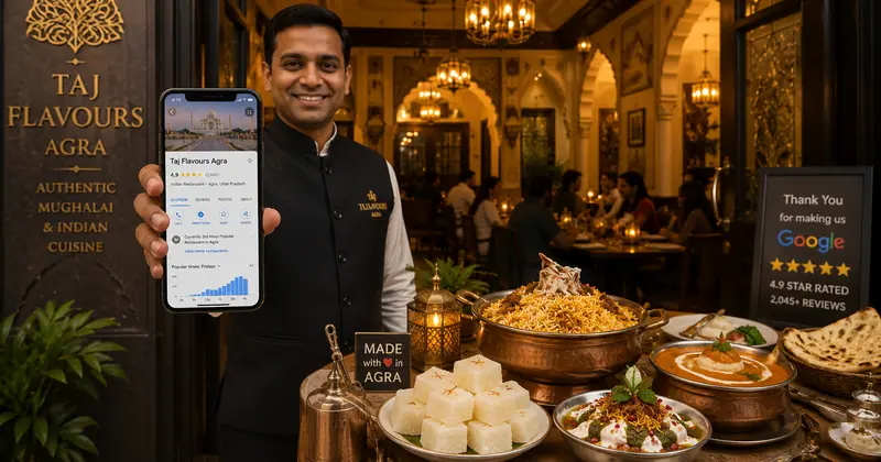 Digital marketing for restaurants and food businesses in Agra