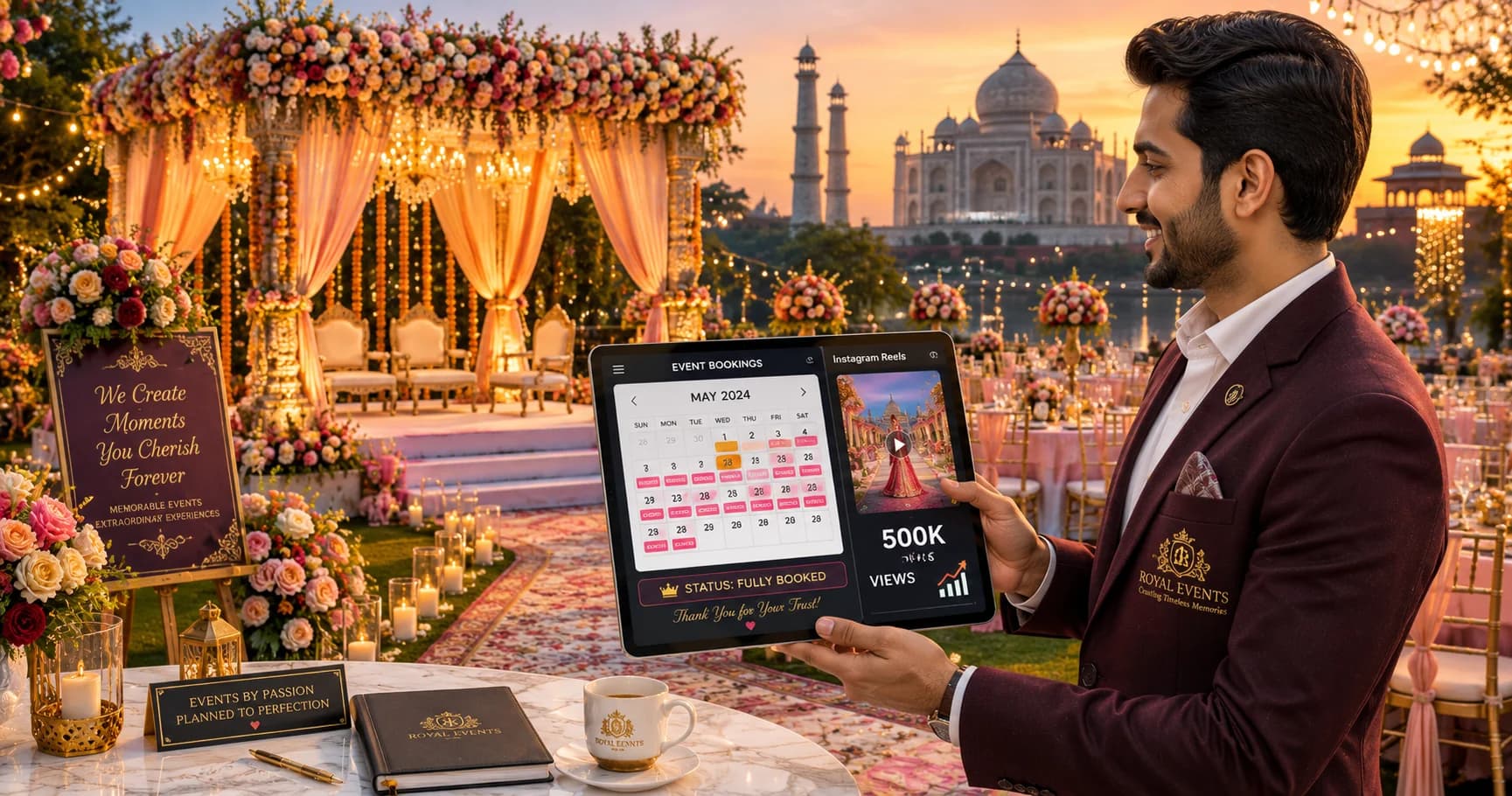 Digital marketing for wedding planners and event management